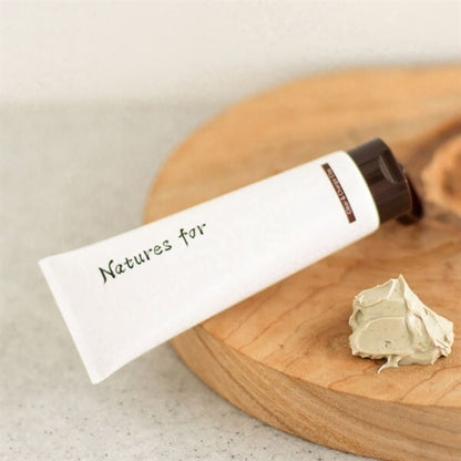 neo natural Natures for Clear & Charge Clay Mask, Made in Japan 100g x 2 Packs