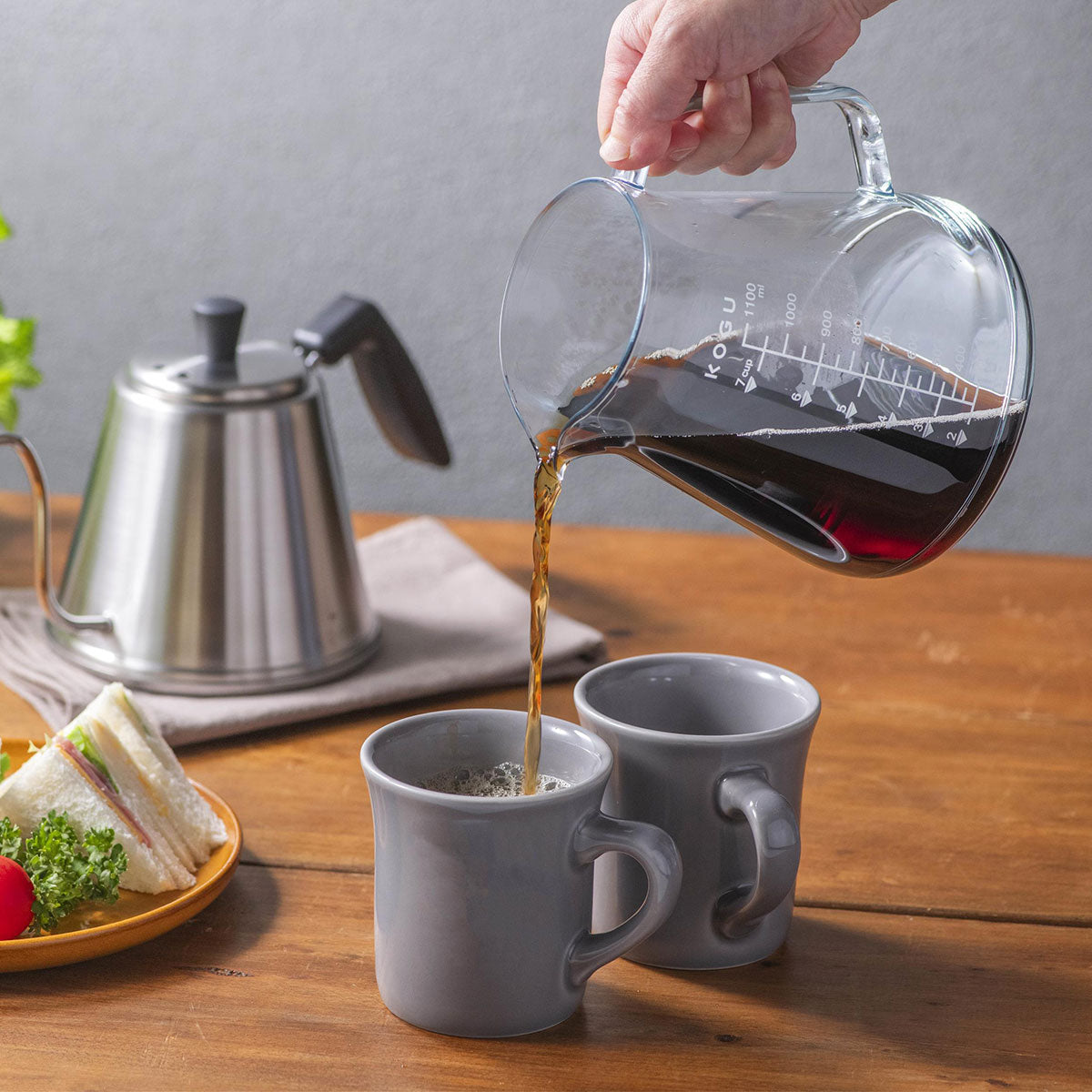 KOGU Unbreakable Coffee Server 1100ml Large Edition 46925 Made in Japan