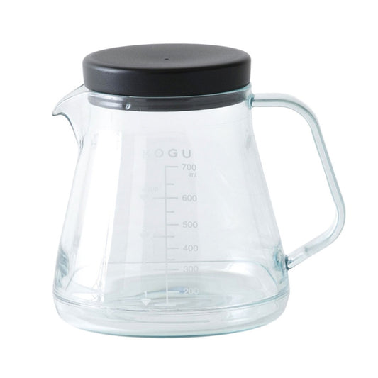 KOGU 珈琲考具 日本製 防摔高透明手沖咖啡分享壺 700ml 41289