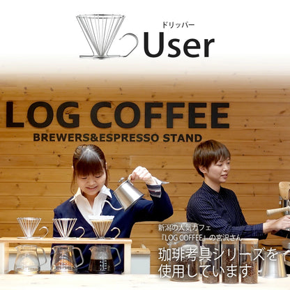 KOGU Stainless Steel Wire Frame Coffee Dripper Matte Black 2-4 Cups 41300 Made in Japan
