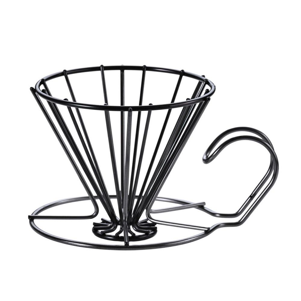 KOGU Stainless Steel Wire Frame Coffee Dripper Matte Black 2-4 Cups 41300 Made in Japan