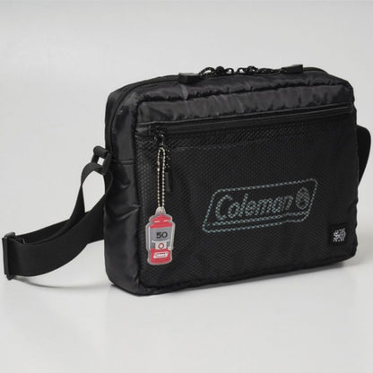 Coleman 日本50週年紀念版 品牌特刊 #08 斜揹袋 黑色 Shoulder Bag BLACK