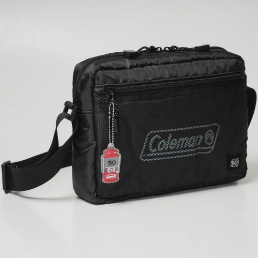 Coleman 日本50週年紀念版 品牌特刊 #08 斜揹袋 黑色 Shoulder Bag BLACK