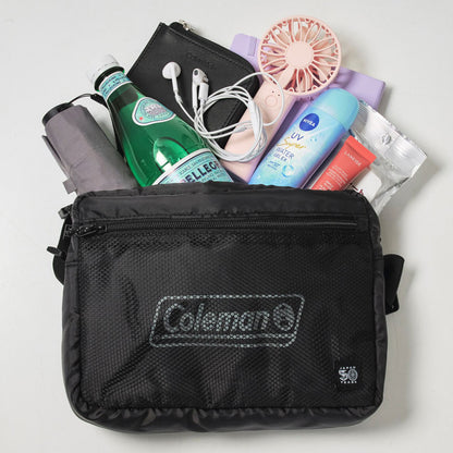Coleman 日本50週年紀念版 品牌特刊 #08 斜揹袋 黑色 Shoulder Bag BLACK