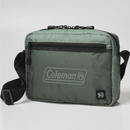 Coleman 日本50週年紀念版 品牌特刊 #08 斜揹袋 卡其綠色 Shoulder Bag KHAKI