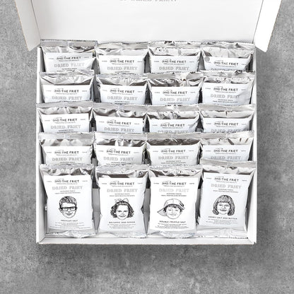 AND THE FRIET 頂級比利時薯條餅乾 迷你20包裝禮盒 6款人氣口味