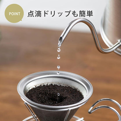 KOGU 珈琲考具 日本製 極細口手沖咖啡壺 ITTEKI Pro 1L 46071
