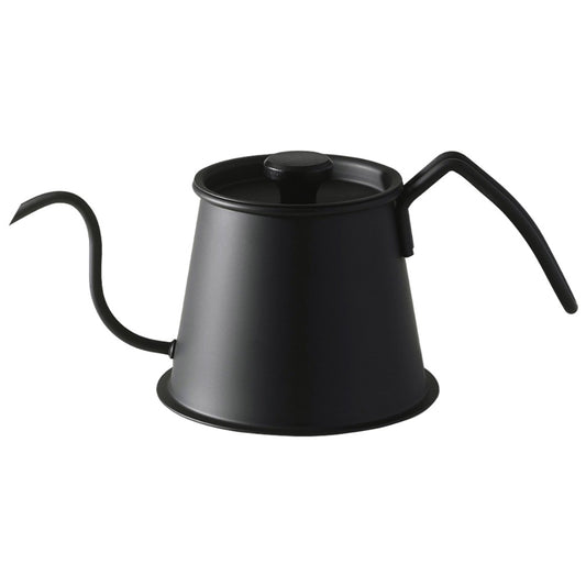KOGU 珈琲考具 日本製 專業雙杯極細口手沖咖啡壺Pro 磨砂黑色 500ml 46888