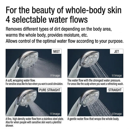 ReFa FINE BUBBLE PURE Shower Head with Pure Cartridge