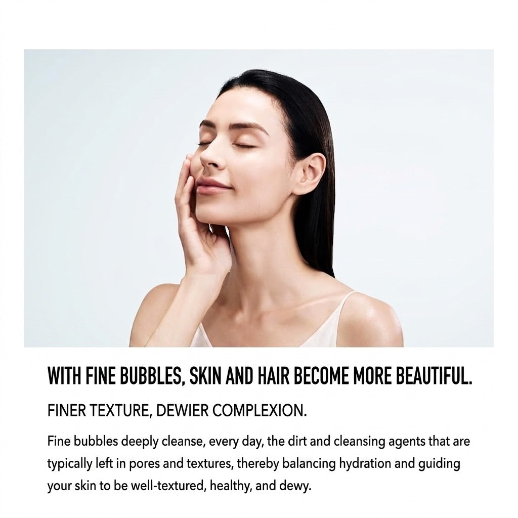ReFa FINE BUBBLE U+ Shower Head for Hair & Scalp Care