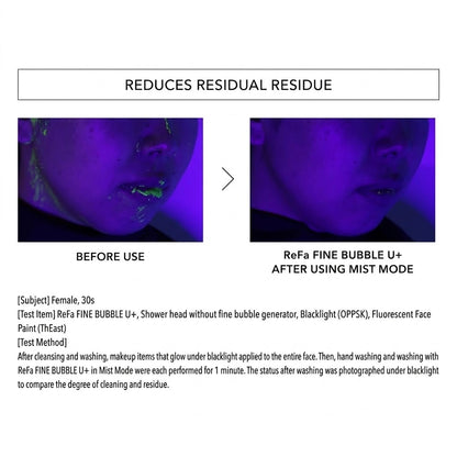 ReFa FINE BUBBLE U+ Shower Head for Hair & Scalp Care
