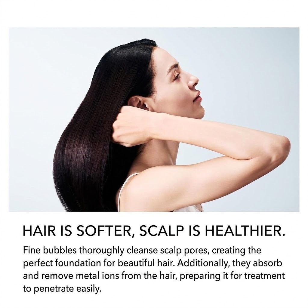 ReFa FINE BUBBLE U+ Shower Head for Hair & Scalp Care