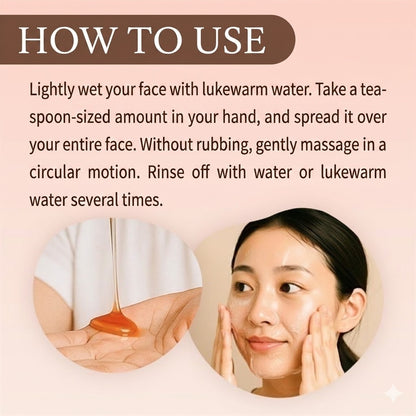 neo natural Natures for Flora Jelly Soap for Sensitive Skin, Made in Japan 120ml x 2 Bottles