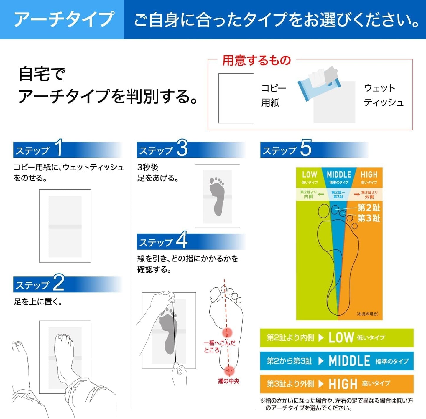 ZAMST FOOTBALL STYLE Professional Sports Insoles Arch Support Stable Shock Absorption