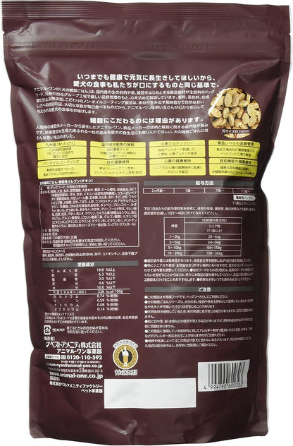 Animal One 日本產 機能11 MCT油 DHA 雞肉全營養 11歲以上老齡犬 狗糧 800g x 2袋