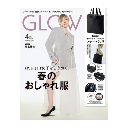 GLOW 2026年4月號 封面 椎名林檎 附 OLD ENGLAND 優雅手提袋