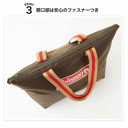 GLOW 2026年7月號 Disney 設計 × Coleman 2WAY Tote Bag 撥水托特袋