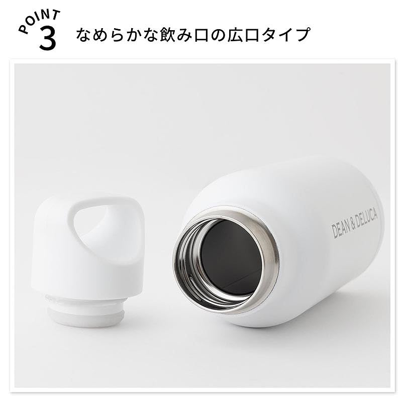 GLOW 雜誌 2026年8・9月合併號增刊 DEAN & DELUCA 白色提把不鏽鋼保溫瓶 400ml