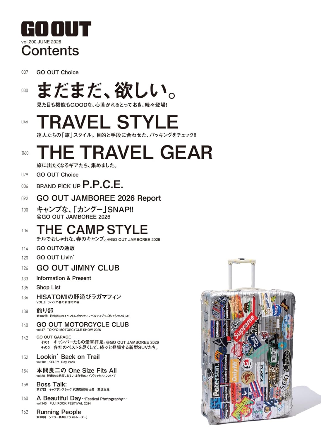 GO OUT 2026年6月號｜200號紀念 想買清單特集