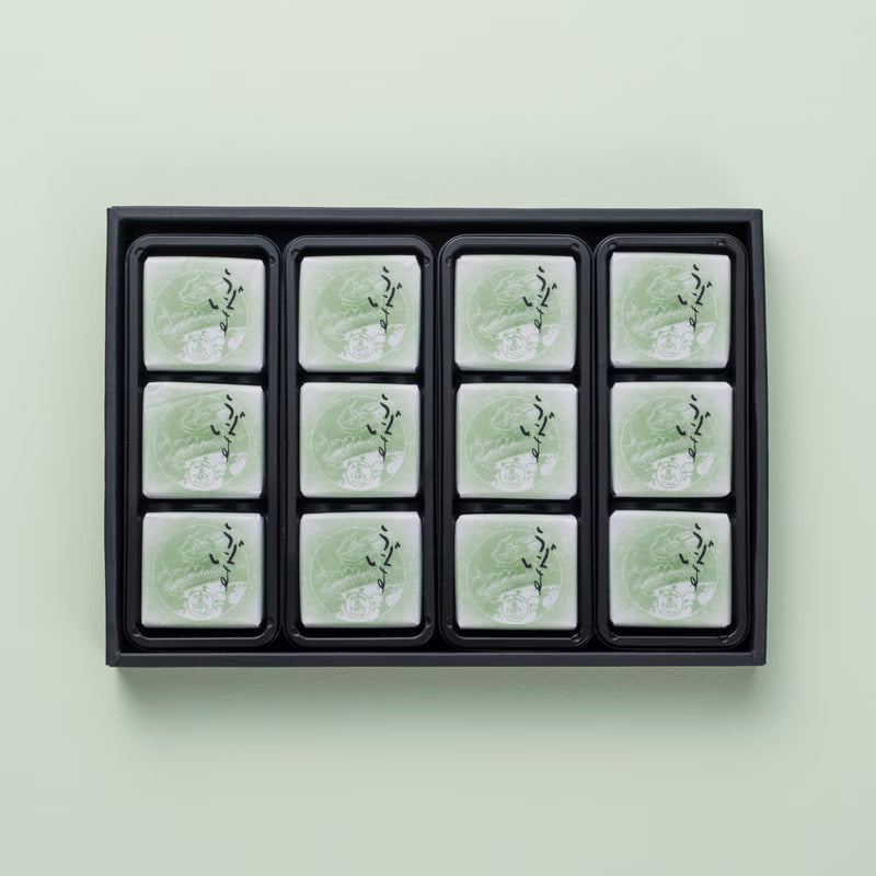 中田屋 鶯 青豌豆金鍔餅 季節限定 昭和經典和式銘菓 和菓子 石川縣金澤名物 12個盒裝