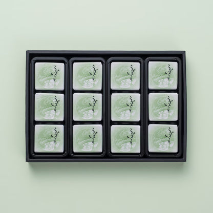 中田屋 鶯 青豌豆金鍔餅 季節限定 昭和經典和式銘菓 和菓子 石川縣金澤名物 12個盒裝