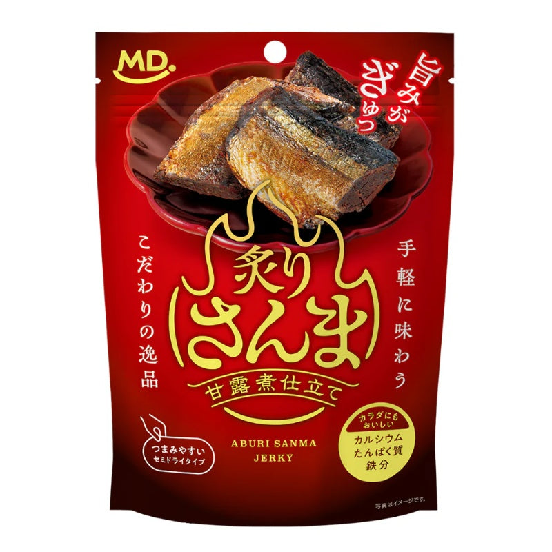 MD 炙燒秋刀魚 甘露煮風味佐酒小食 日本下酒小吃 46g x 6包
