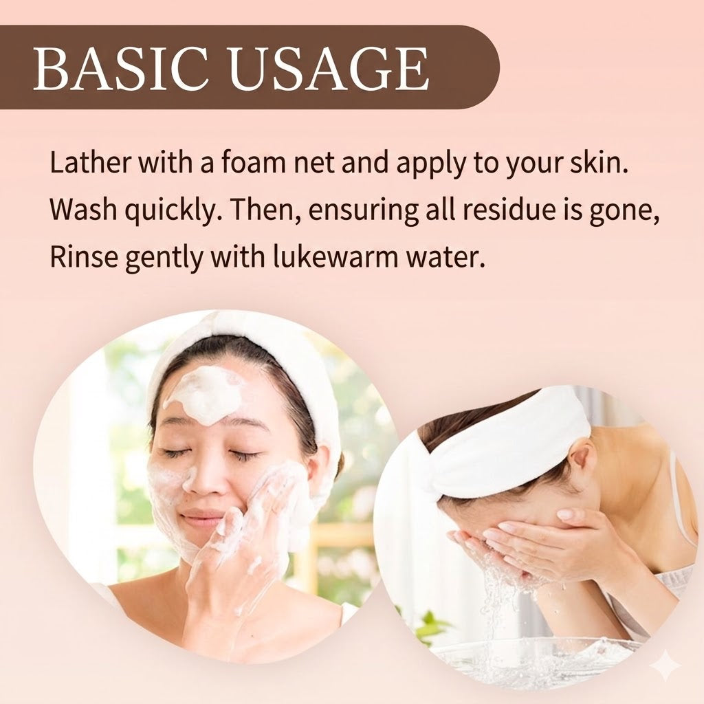neo natural Natures for Herbal Clear Soap for Sensitive Skin, Made in Japan 95g x 2pcs