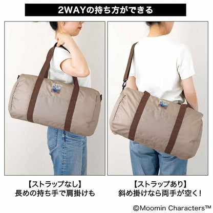 InRed 2026年8月・9月合併號 送 MOOMIN 姆明 大容量旅行袋 圓筒包 Boston Bag