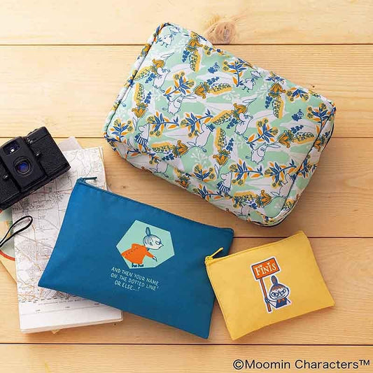 InRed 2026年8月・9月合併號增刊 送 MOOMIN 姆明 夏色多功能收納包3件套裝 Pouch Set
