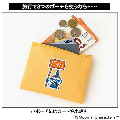 InRed 2026年8月・9月合併號增刊 送 MOOMIN 姆明 夏色多功能收納包3件套裝 Pouch Set