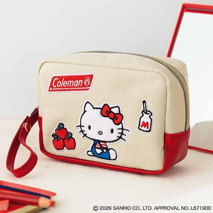 InRed Magazine October 2026 Special Edition｜Coleman × Hello Kitty Retro Embroidered Pouch