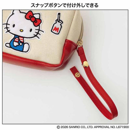 InRed Magazine October 2026 Special Edition｜Coleman × Hello Kitty Retro Embroidered Pouch