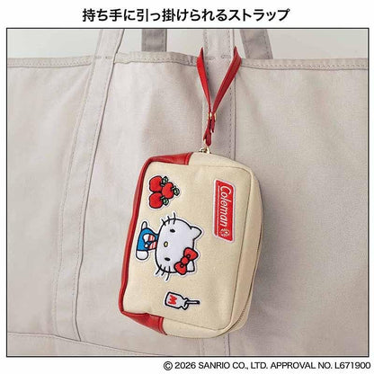 InRed Magazine October 2026 Special Edition｜Coleman × Hello Kitty Retro Embroidered Pouch