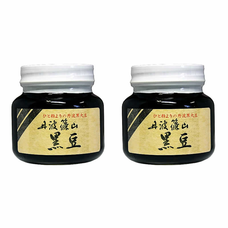 JA Tanba Sasayama Premium Stewed Black Soybeans 390g x 2 Made in Japan