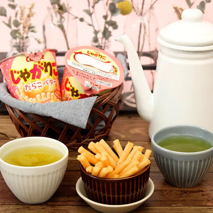Calbee 卡樂B 卡樂比 薯條三兄弟 JagaRico 鱈魚子牛油味 杯裝薯條 52g x 12杯優惠裝