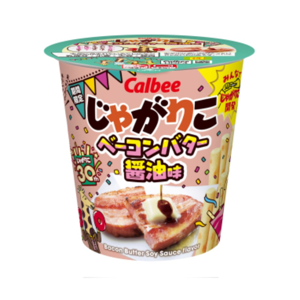 Calbee 卡樂B 卡樂比 薯條三兄弟 JagaRico 煙肉牛油醬油味 杯裝薯條 52g x 12杯優惠裝