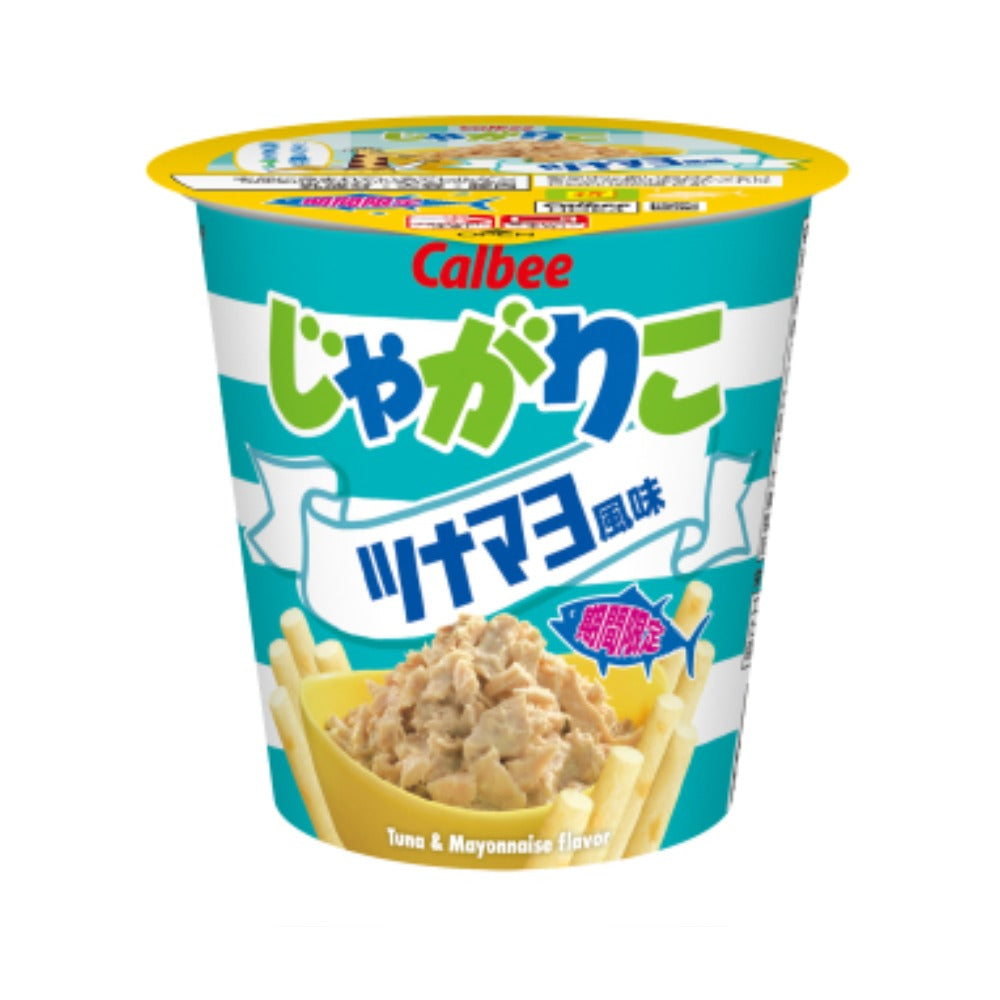 Calbee 卡樂B 卡樂比 薯條三兄弟 JagaRico｜吞拿魚蛋黃醬味 杯裝薯條 52g x 12杯優惠裝｜SolyJapan 搜購日本 代購直送