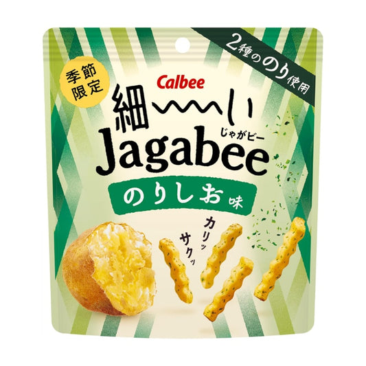 Calbee 季節限定 Jagabee 細條 海苔鹽味 薯條 35g x 12包優惠裝
