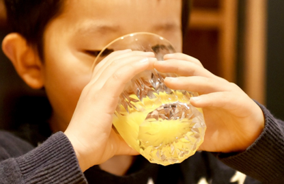 KINJO JAPAN 日本製 E1 晶瑩切子風防摔矽膠杯 250ml 摔不破 跌不爛