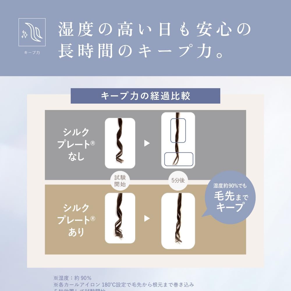 KINUJO 絹女 CURL IRON 國際通用電壓 捲髮棒 捲髮器 Silk Plate Hair Curling Iron