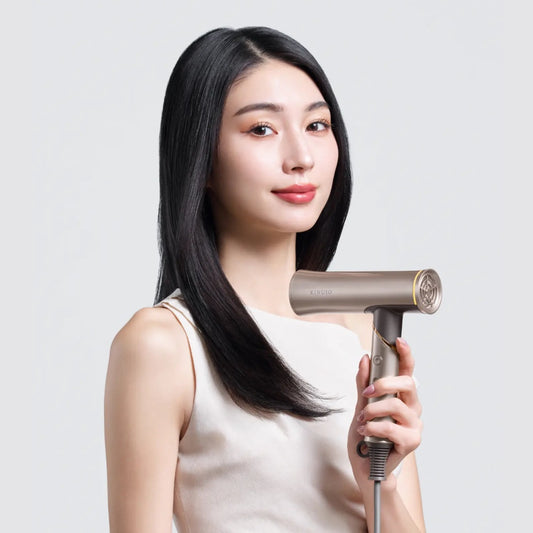 KINUJO Hair Dryer Voyage Global Voltage Lightweight Ultra Far Infrared Negative Ions