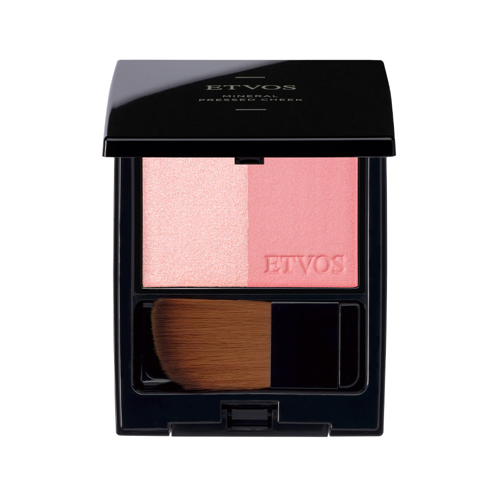 ETVOS Mineral Pressed Cheek 礦物絲絨按壓胭脂 雙色頰彩物理性防曬腮紅粉