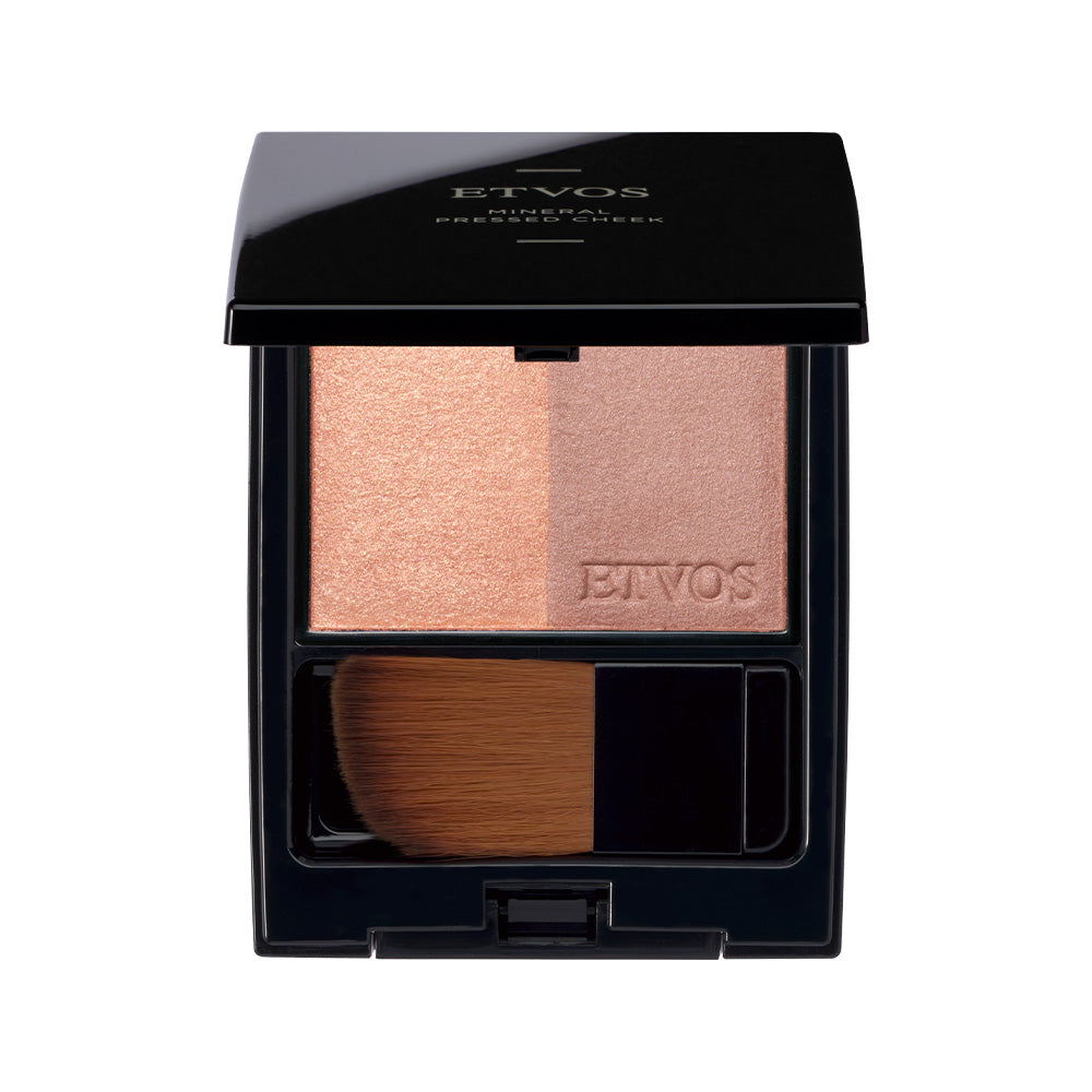 ETVOS Mineral Pressed Cheek 礦物絲絨按壓胭脂 雙色頰彩物理性防曬腮紅粉