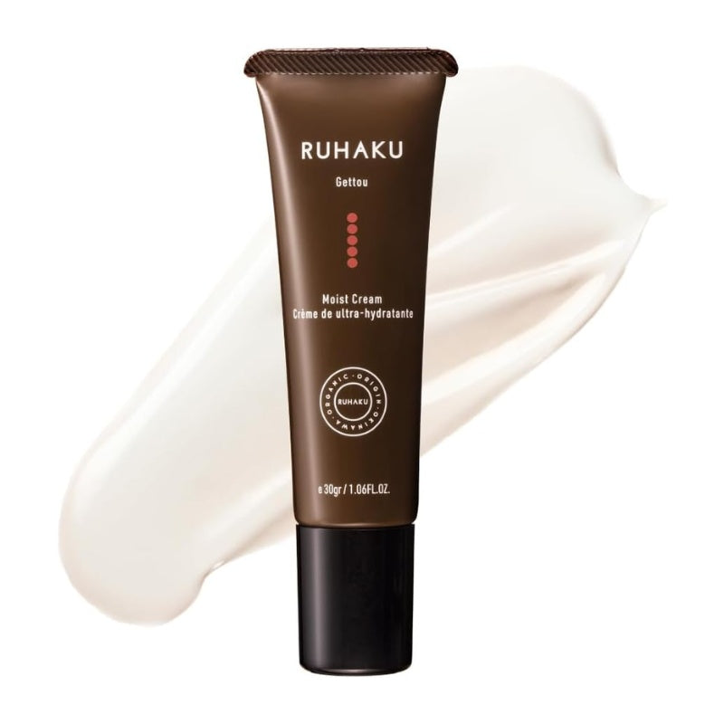RUHAKU 琉白 日本製 沖繩月桃 彈潤保濕面霜 Moist Cream 30g x 2件優惠裝