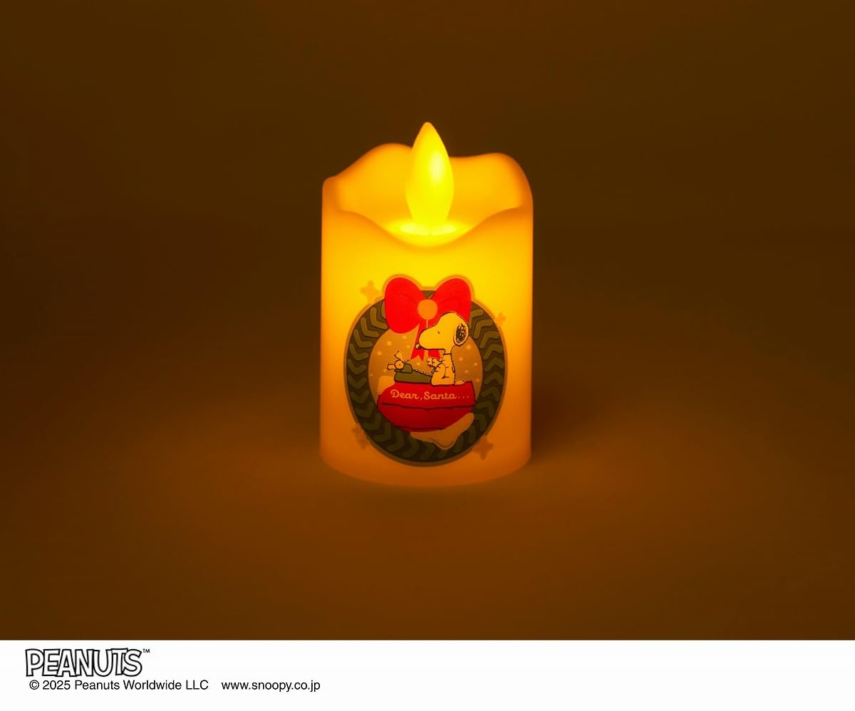 MonoMaster 2026年1月號 附送 Snoopy 搖曳燭光 LED 小夜燈連燈罩