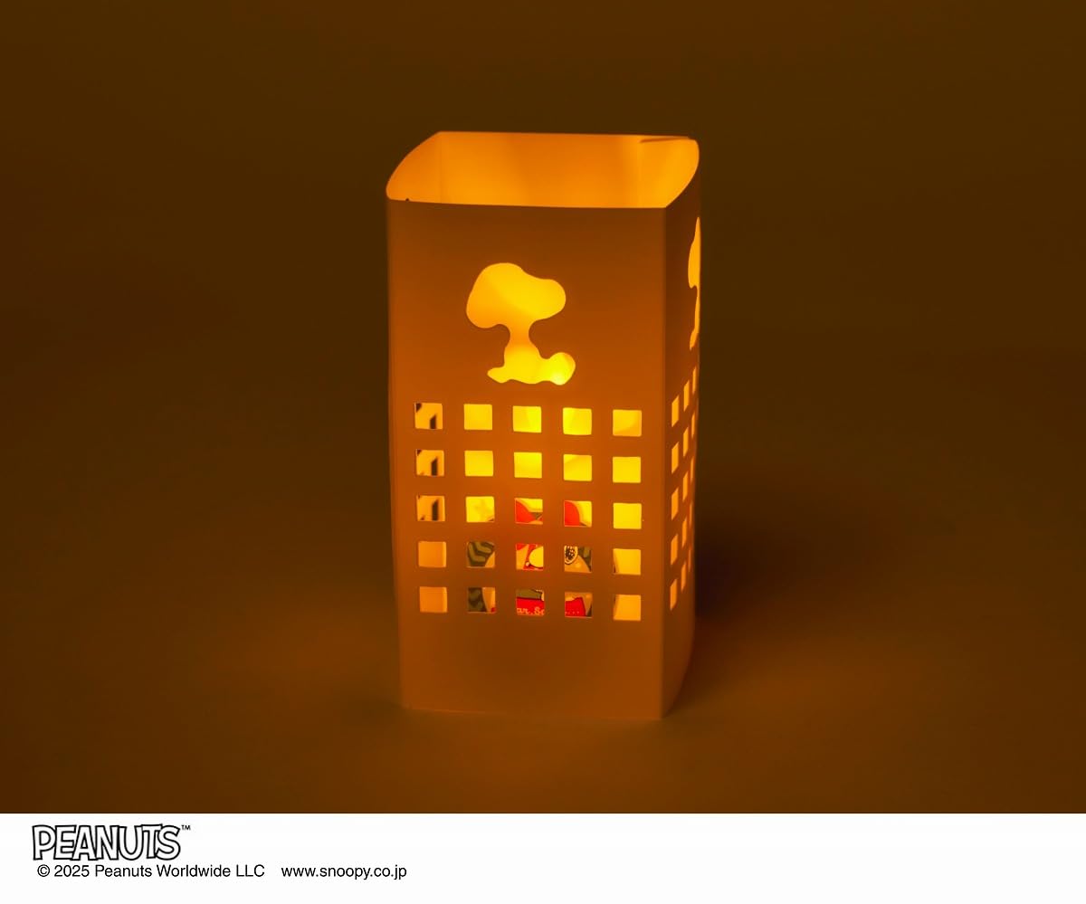 MonoMaster 2026年1月號 附送 Snoopy 搖曳燭光 LED 小夜燈連燈罩