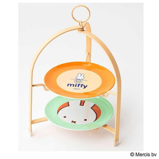 MonoMaster 2026年7月號增刊 miffy 米菲兔 下午茶點心架及造型餐盤套組