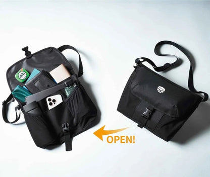 MonoMax 2026年1月號 隨書附送 SHAKA 8口袋機能郵差袋 Messenger Bag