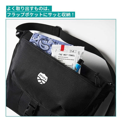 MonoMax 2026年1月號 隨書附送 SHAKA 8口袋機能郵差袋 Messenger Bag