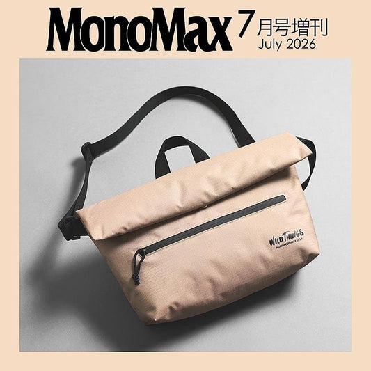 MonoMax 2026年7月號增刊 送WILD THINGS 戶外防水斜孭袋 信差包 Messenger Bag
